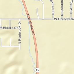 2801-3499 North Wabash Road, Marion, IN Street Map