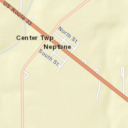 Neptune Ohio Street Map
