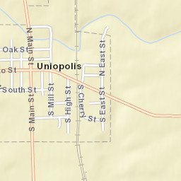 Uniopolis Ohio Street Map