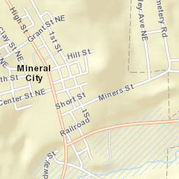Mineral City Ohio Street Map