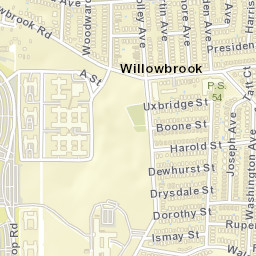 Willowbrook New York Street Map