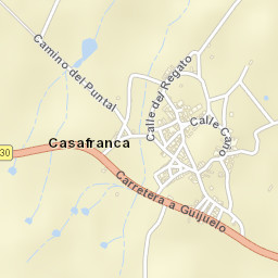 Casafranca Street Map