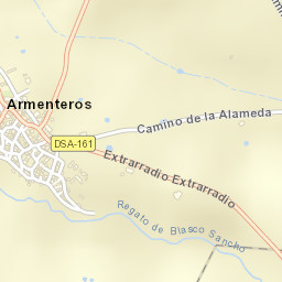 Armenteros Street Map