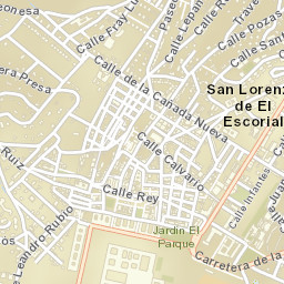 San Lorenzo de El Escorial Street Map