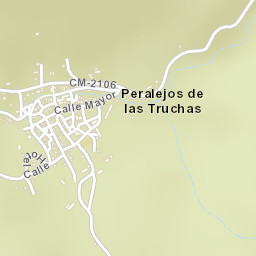 Peralejos de las Truchas Street Map
