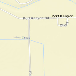 Port Kenyon California Street Map
