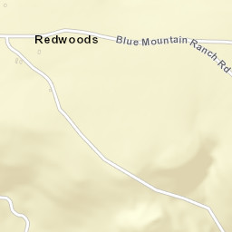 Redwoods California Street Map