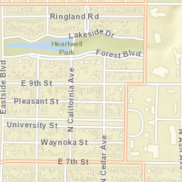 101-199 Waynoka St Hastings NE Street Map