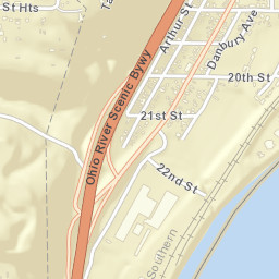 Vulcan Ohio Street Map