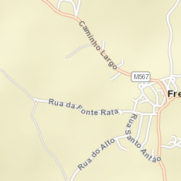 Freineda Street Map