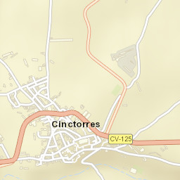 Cinctorres Street Map