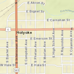 Holyoke Street Map