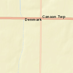 Denmark Ohio Street Map