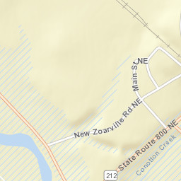 Zoarville Ohio Street Map