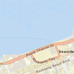 Seaside New York Street Map