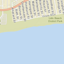 Lido Beach New York Street Map