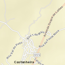 Castanheira Street Map