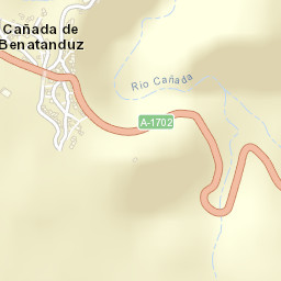 Cañada de Benatanduz Street Map