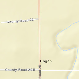 Logan Colorado Street Map