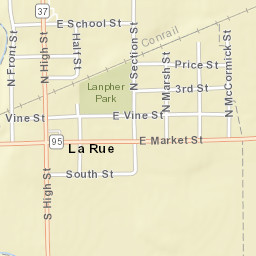 La Rue Ohio Street Map