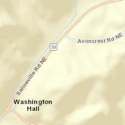 Washington Hall Ohio Street Map