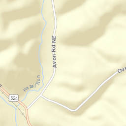 Wattsville Ohio Street Map