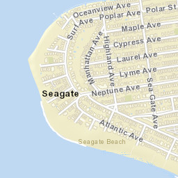 Seagate New York Street Map