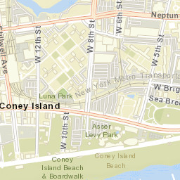 West Brighton New York Street Map