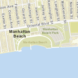 Manhattan Beach New York Street Map