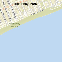 Rockaway Park New York Street Map