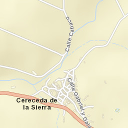Cereceda de la Sierra Street Map