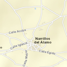 Narrillos del Álamo Street Map