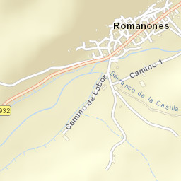 Romanones Street Map
