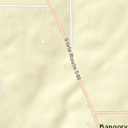 Bangorville Ohio Street Map