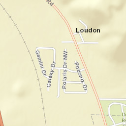 Loudon Ohio Street Map
