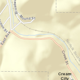 Irondale Ohio Street Map