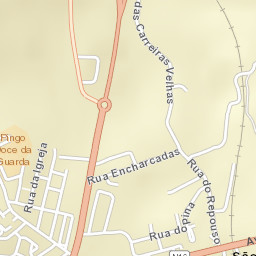 São Miguel da Guarda Street Map