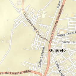 Guijuelo Street Map