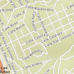 Las Matas Street Map