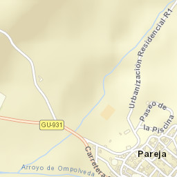 Pareja Street Map