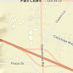 Palo Cedro California Street Map