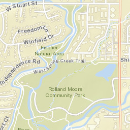 1906 Constitution Ave Fort Collins CO Street Map