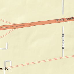Moulton Ohio Street Map