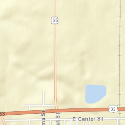Saint Johns Ohio Street Map
