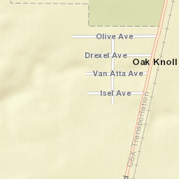 Oak Knoll Ohio Street Map