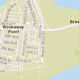 Rockaway Point New York Street Map