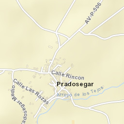Pradosegar Street Map