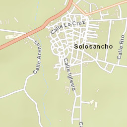 Solosancho Street Map