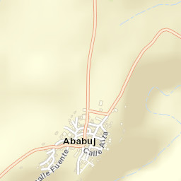 Ababuj Street Map