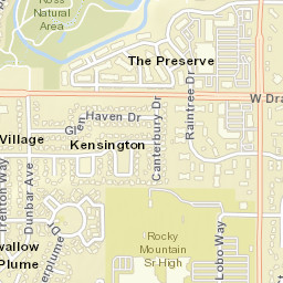 2606 Canterbury Drive Fort Collins CO Street Map